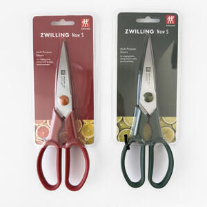 New Zwilling Now Green Red S 2-Pc Multi-purpose Shears Set